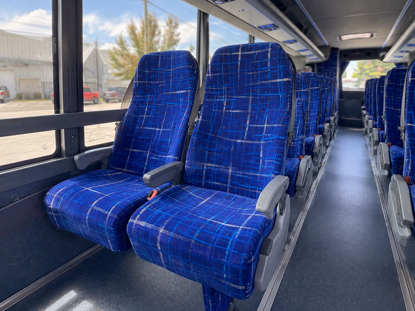 aurora private event transportation onboard seating