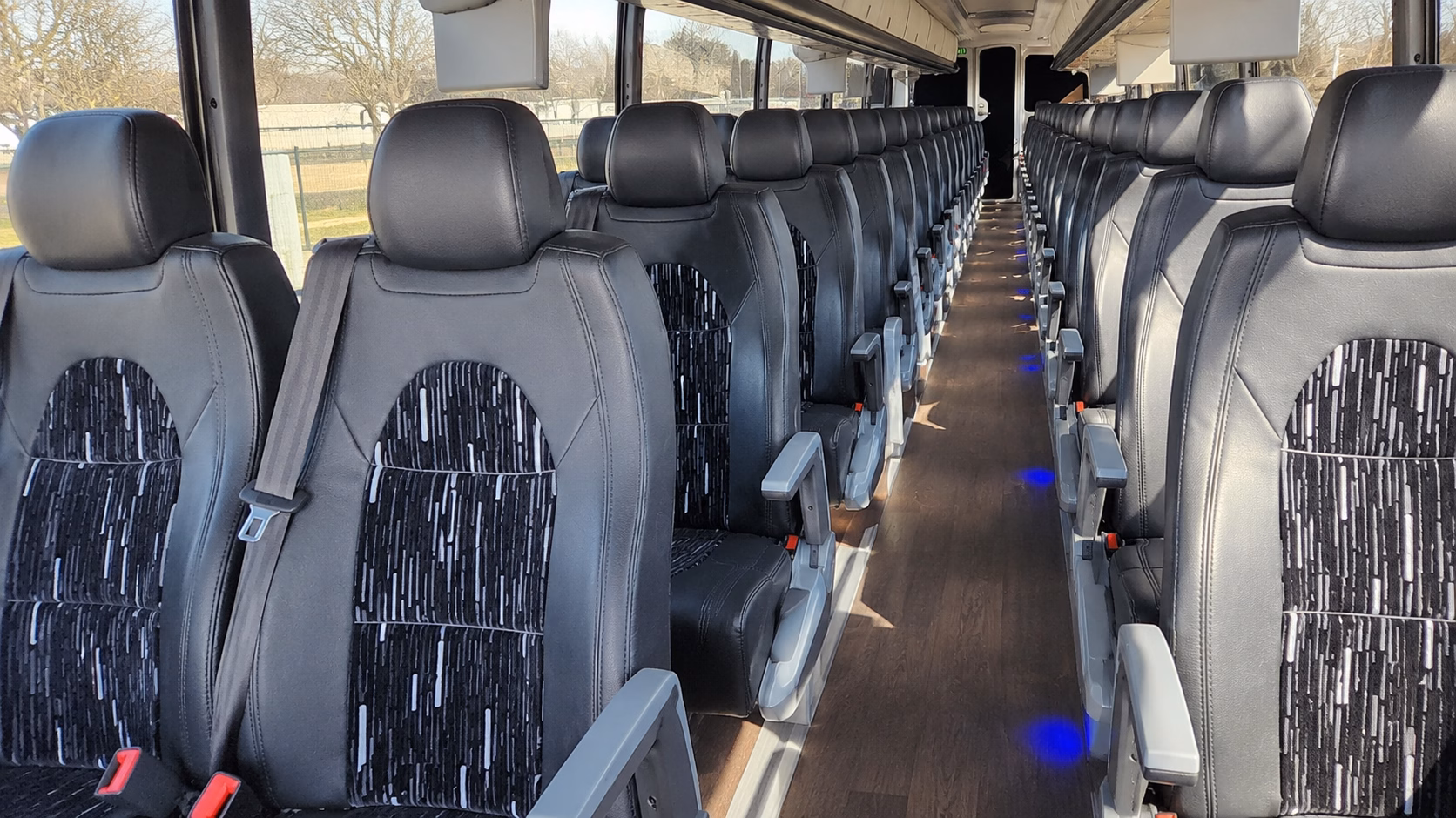 lakewood spacious charter bus rentals for lakewood wedding groups