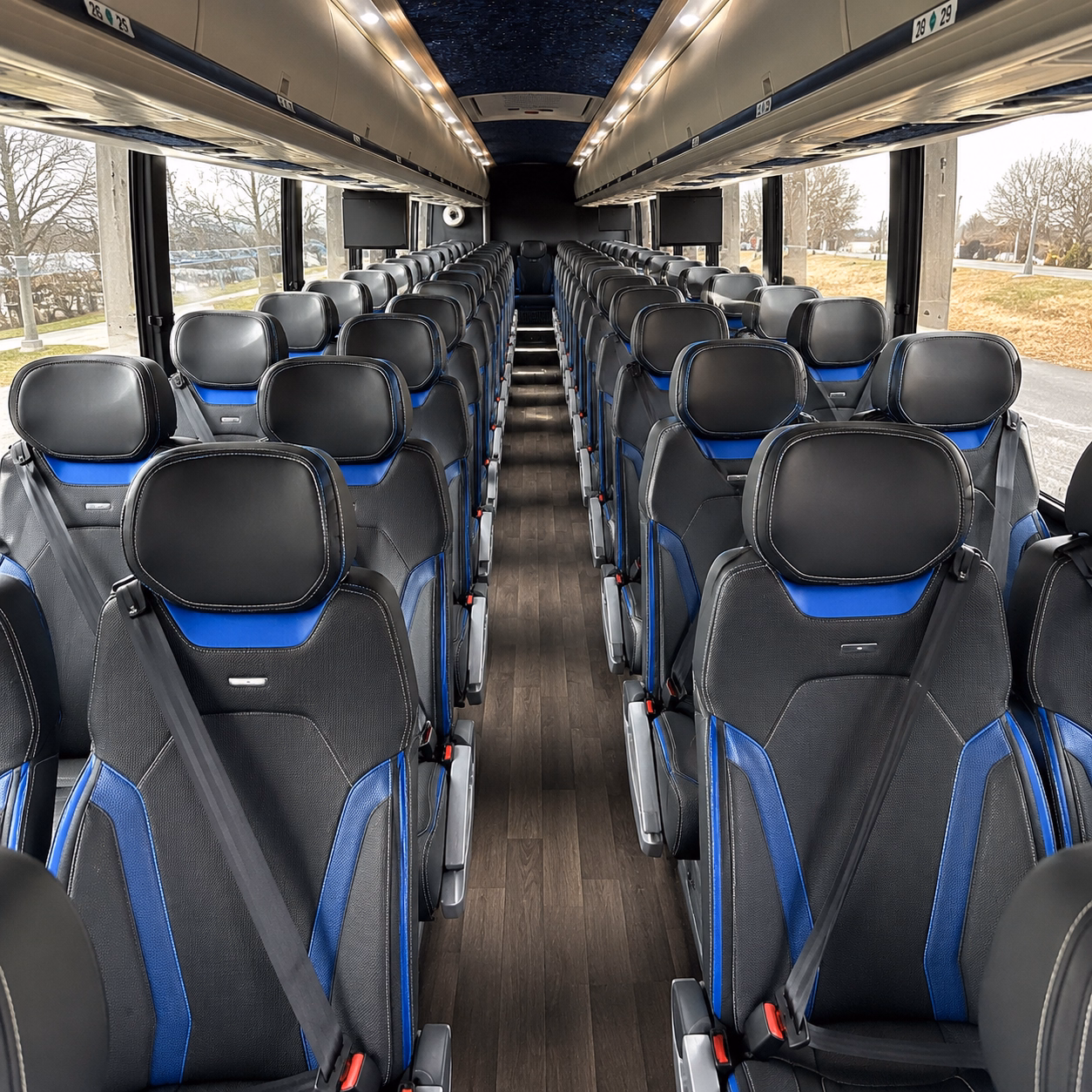 parker stress free employee shuttle bus rentals in parker