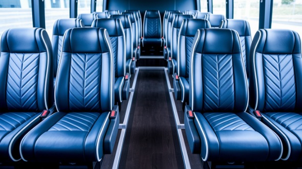 15 passenger minibus inside aurora