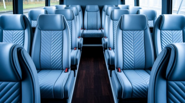 28 passenger minibus inside aurora