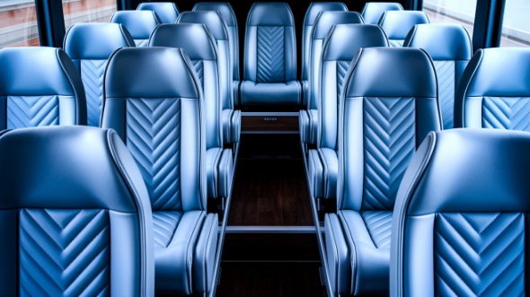 30 passenger minibus inside aurora