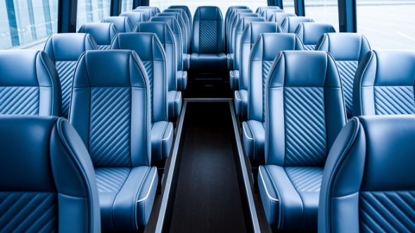 35 passenger minibus inside aurora