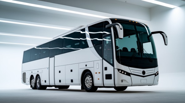 54 passenger charter bus aurora