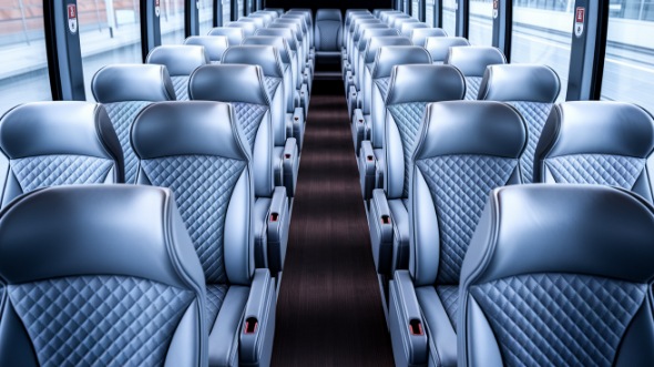 55 passenger charter bus interior aurora