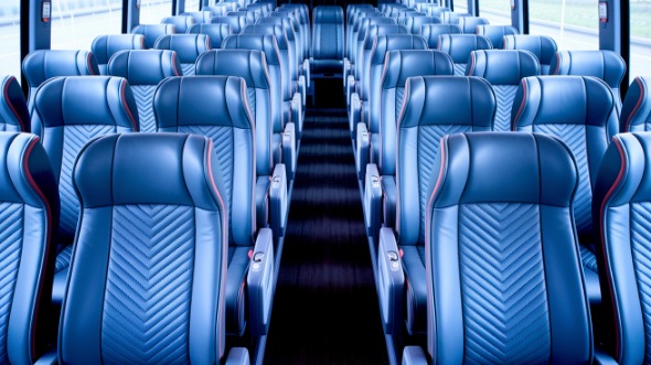 56 passenger charter bus interior aurora