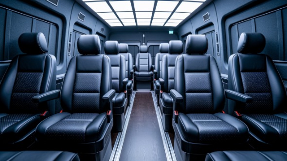 sprinter van with driver interior aurora